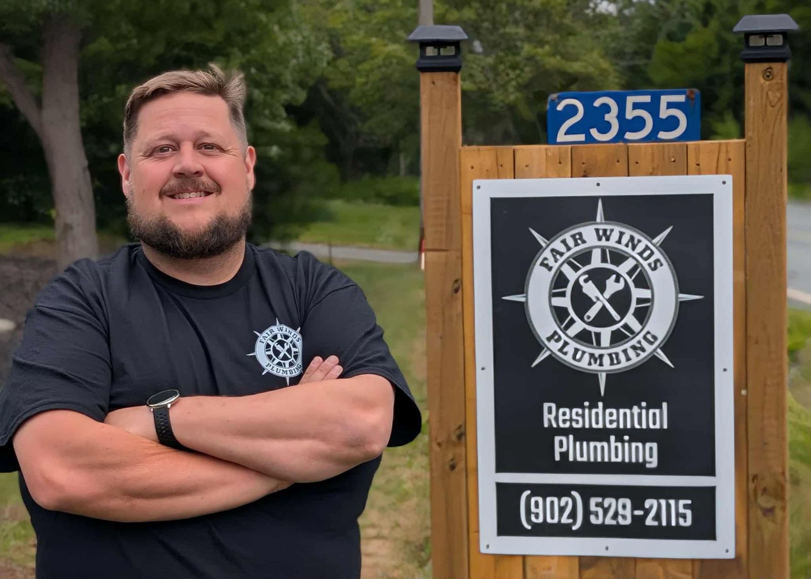 Clinton, owner of Fair Winds Plumbing